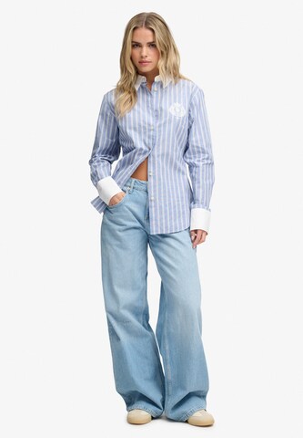 Superdry & Co Blouse in Blauw