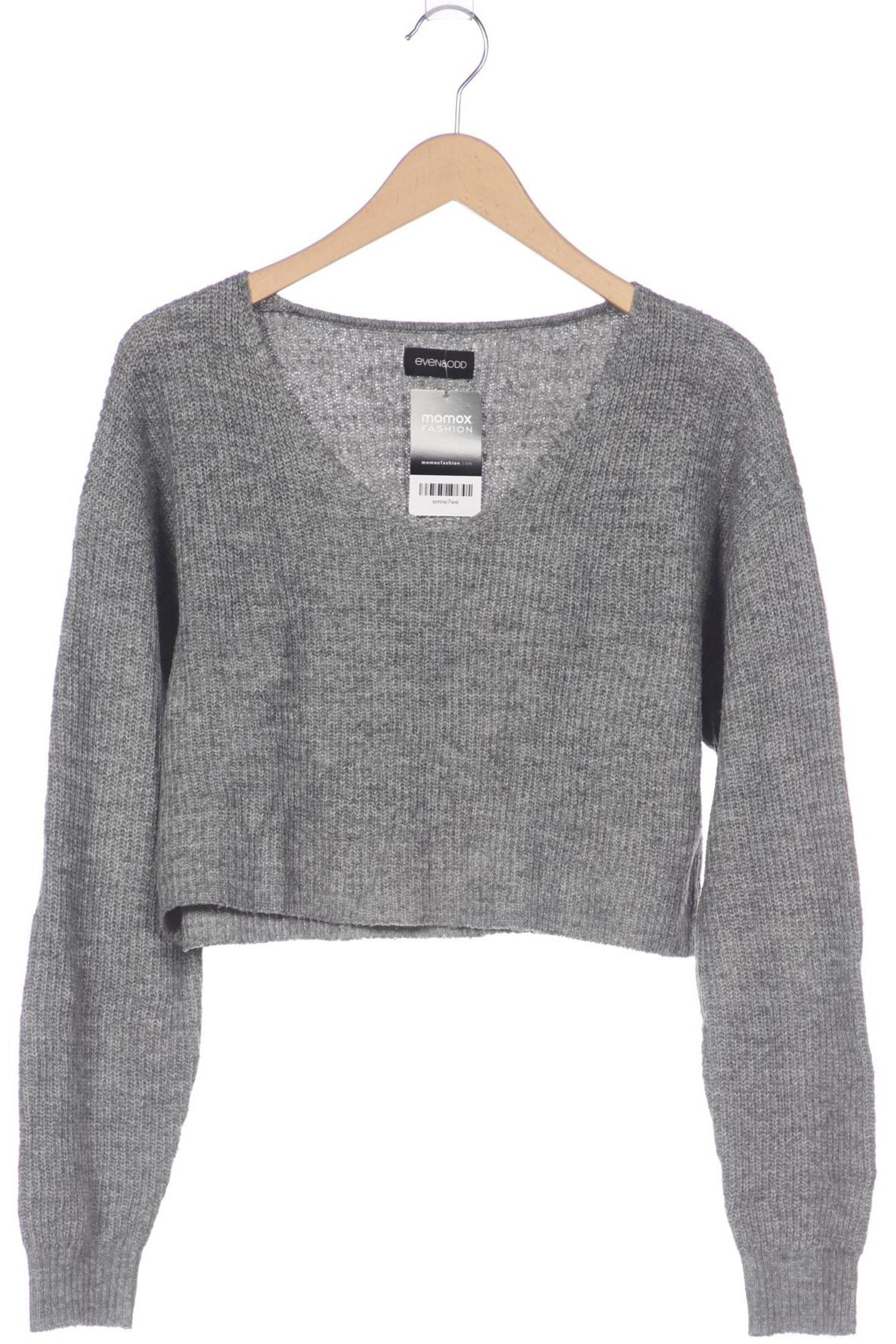 even&odd Sweater & Cardigan in XS in Grey: front