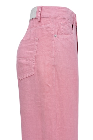 Salsa Jeans Wide leg Chino trousers in Pink
