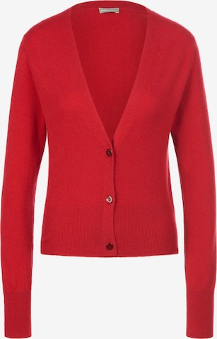 include Knit Cardigan in Red: front