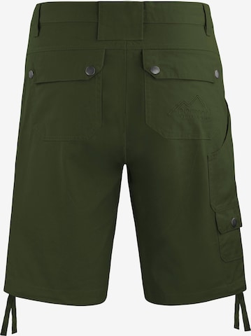 Regular Pantalon outdoor 'Mojave' normani en vert