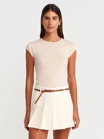 Dilvin Shirt in Beige: front
