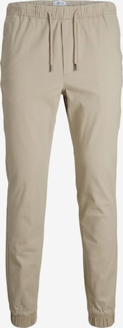 JACK & JONES Tapered Housut 'Gordon Dave' värissä beige: edessä