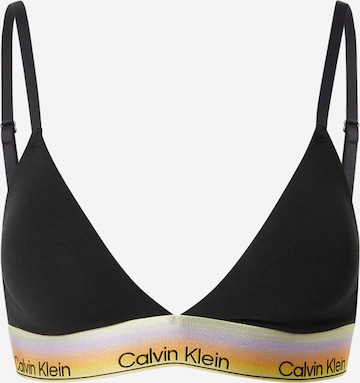 juoda Calvin Klein Underwear Trikampė Liemenėlė: priekis