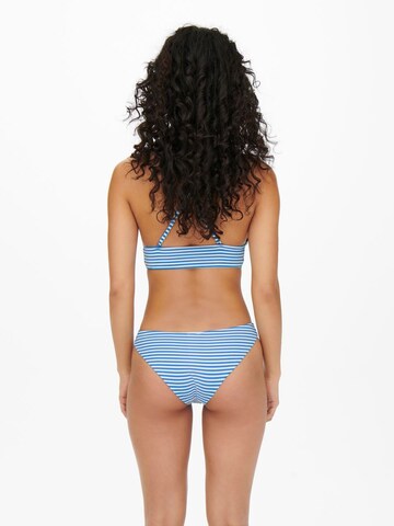 ONLY Triangel Bikini in Blau