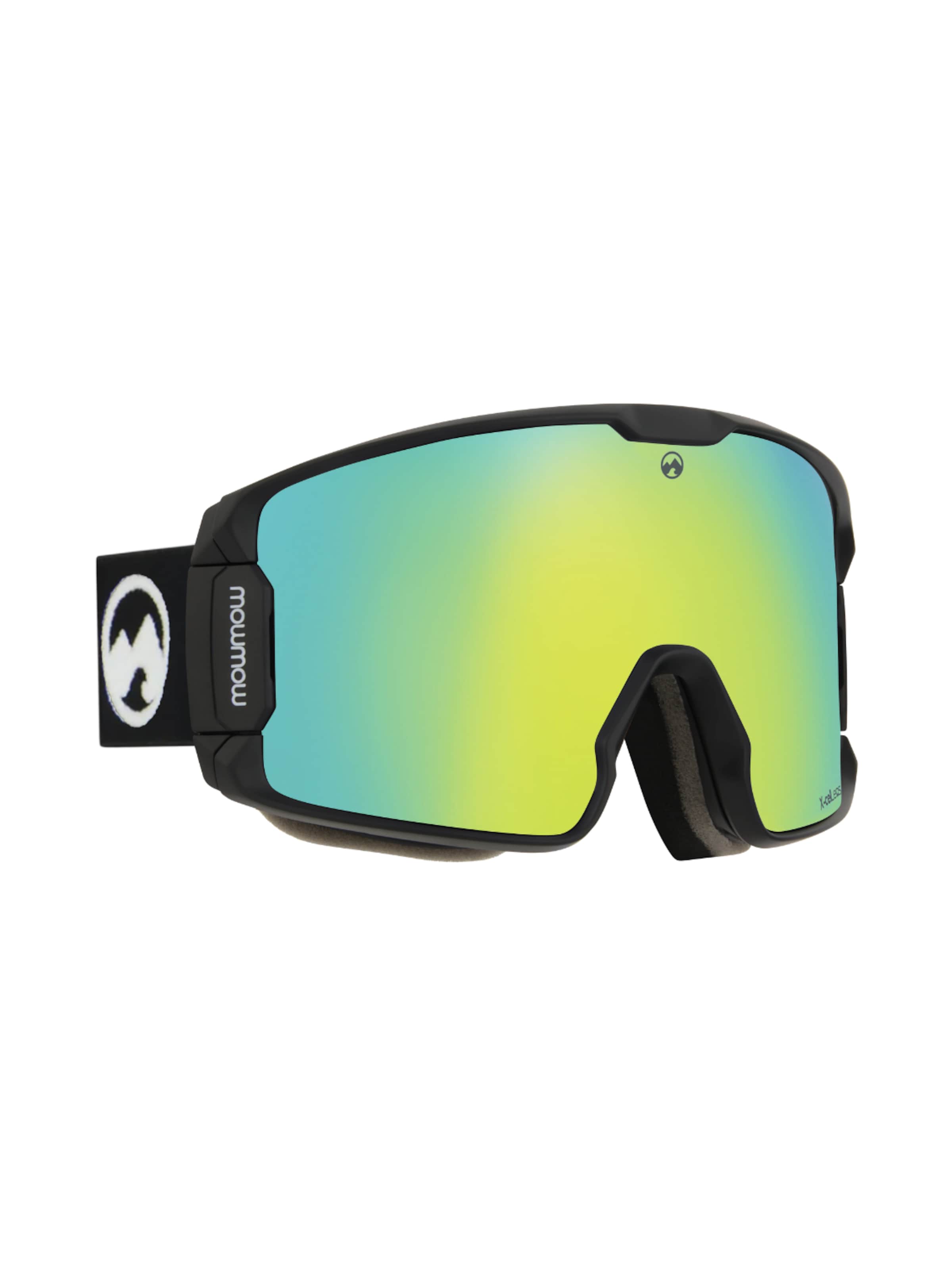 Attrezzatura sportiva 'MowMow LEGEND Ski Goggles - Free Bonus Lens - Magnetic - ECO: Bioresin Frame & Recycled - UV400 - Unisex' di Mowmow in oro: frontale