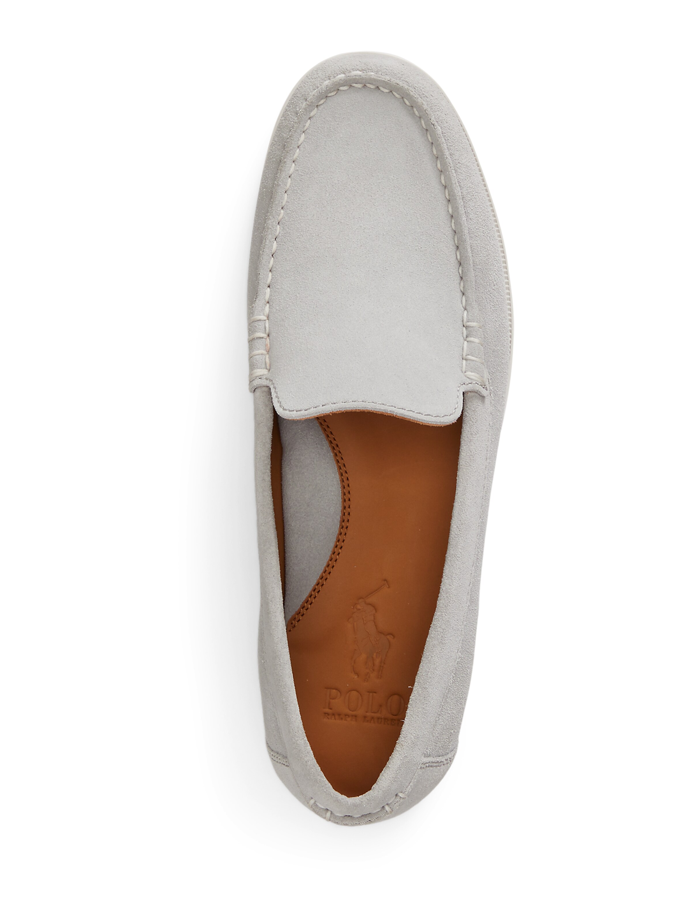Polo Ralph Lauren Mokasini 'MERTON' | siva barva