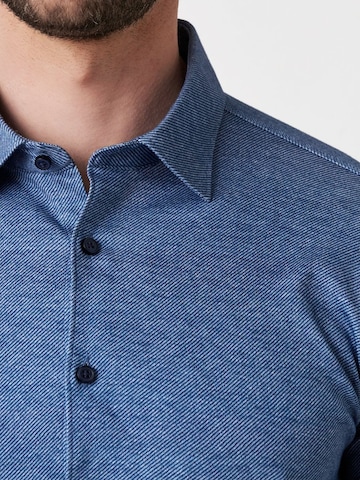 DESOTO Slim fit Button Up Shirt in Blue