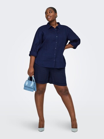 ONLY Carmakoma Blouse 'CARLeoni' in Blue