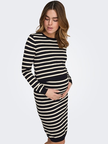 Only Maternity - Vestido de punto 'OLMFARI' en negro