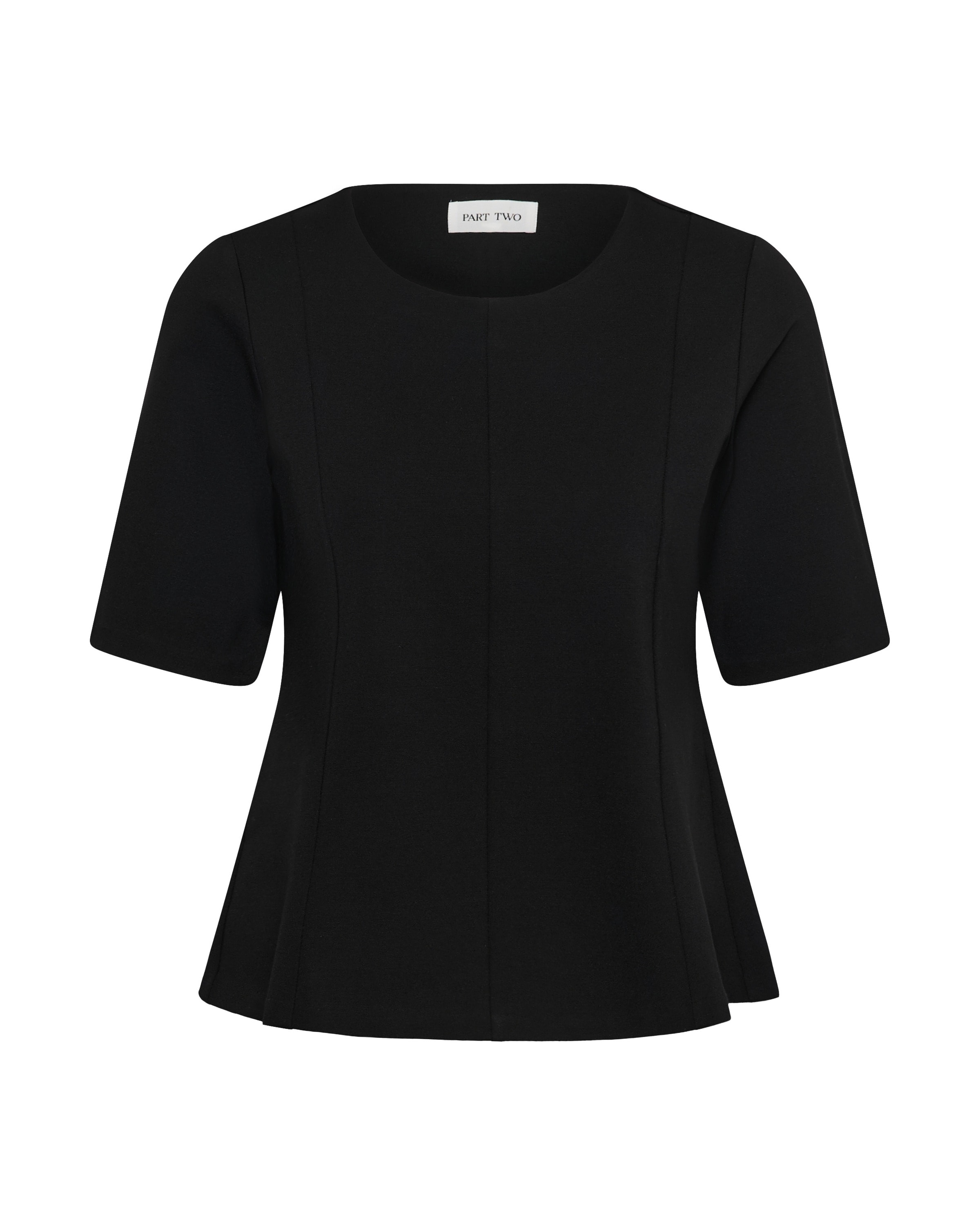 T-shirt 'Cansu' Part Two en noir : devant