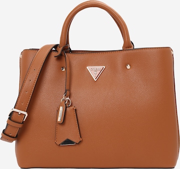 GUESS Handbag 'Meridian' in Brown: front