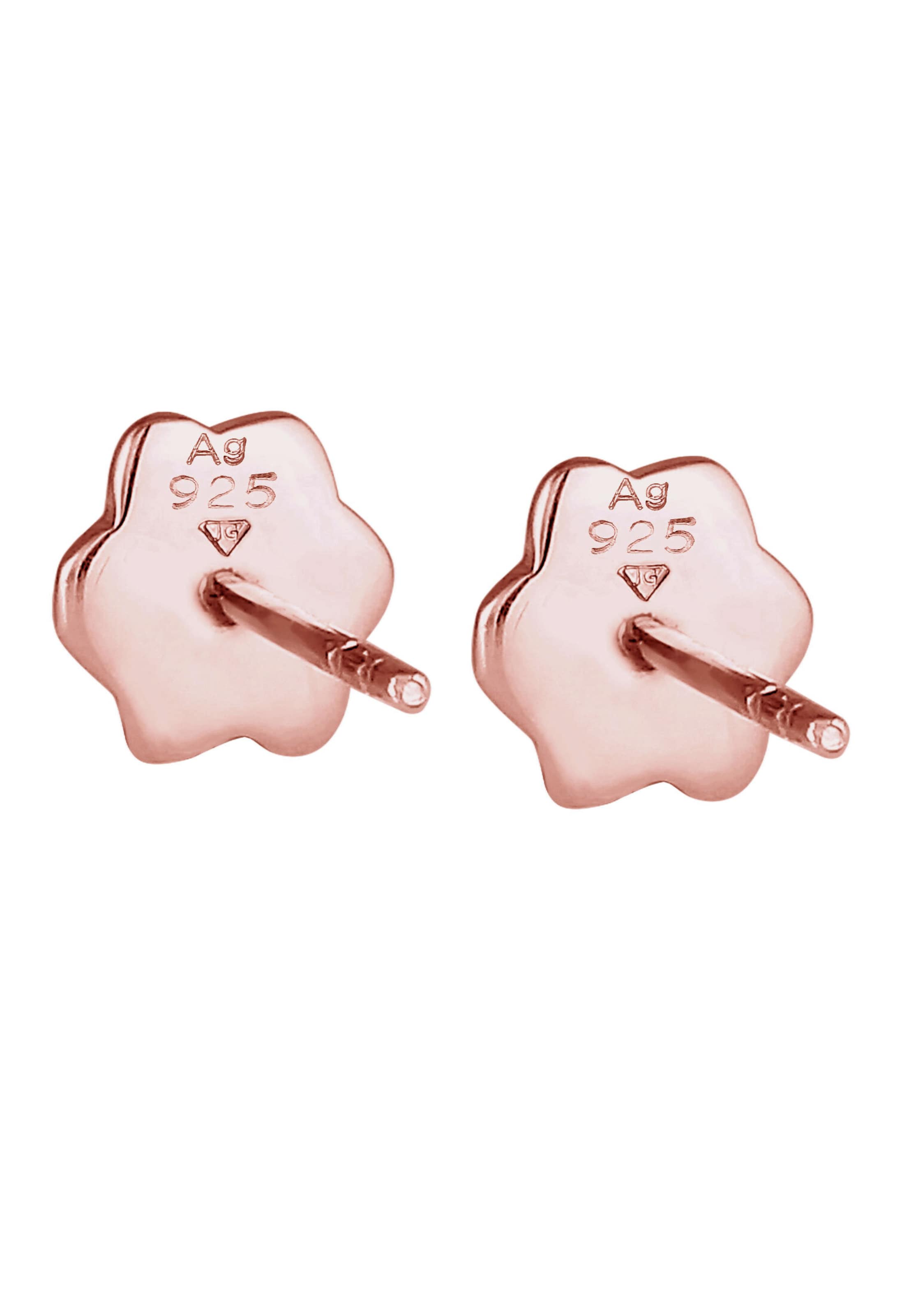 ELLI Ohrringe 'Pfote' in Pink