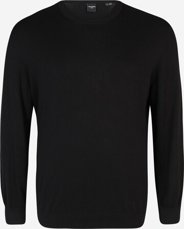 Pullover di Jack & Jones Plus in nero: frontale