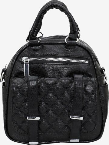 faina Backpack in Black: front