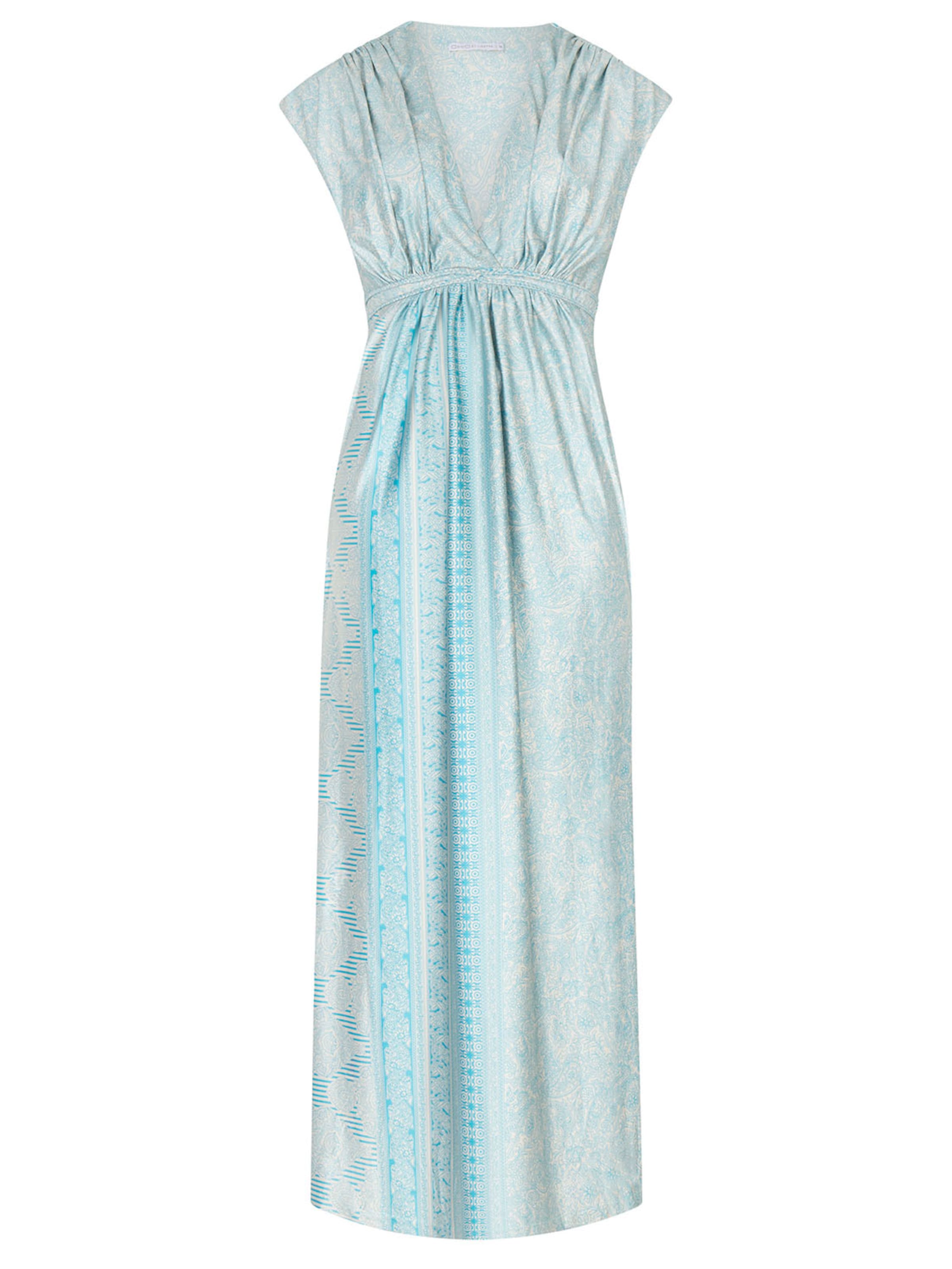 Chic by Lirette Jurk 'Kimono dress Guna' in Blauw: voorkant