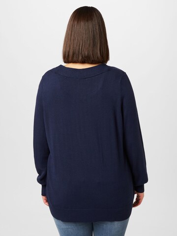 Zizzi Sweater 'CACARRIE' in Blue