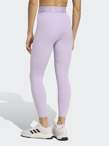ADIDAS PERFORMANCE Skinny Športové nohavice - Fialová