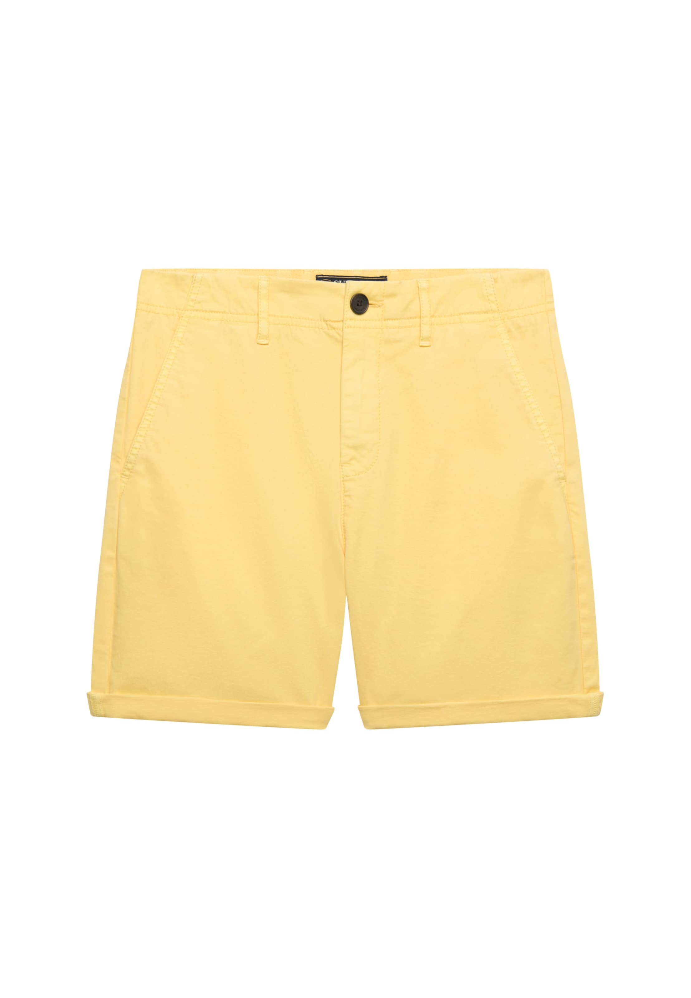 Superdry & Co Regular Chino in Geel: voorkant