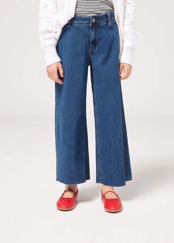 CALZEDONIA Wide Leg Jeans in Blau