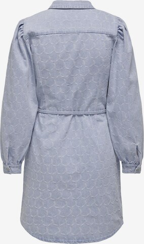 Robe-chemise 'ROCCO-ELIZA' ONLY en bleu