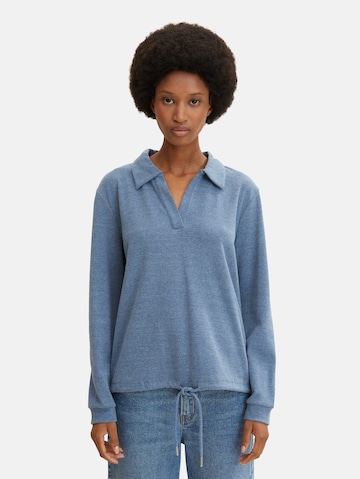 TOM TAILOR Sweatshirt in Blau: predná strana