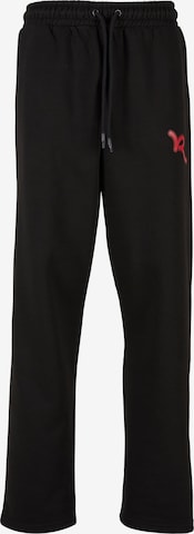 ROCAWEAR Regular Broek 'Sirene' in Zwart: voorkant