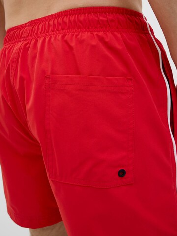 JACK & JONES Board Shorts 'JPSTMaui' in Red
