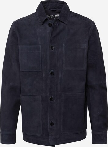 Veste mi-saison 'KIM' SELECTED HOMME en bleu : devant