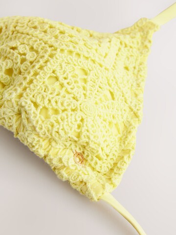 Triangle Hauts de bikini Next en jaune