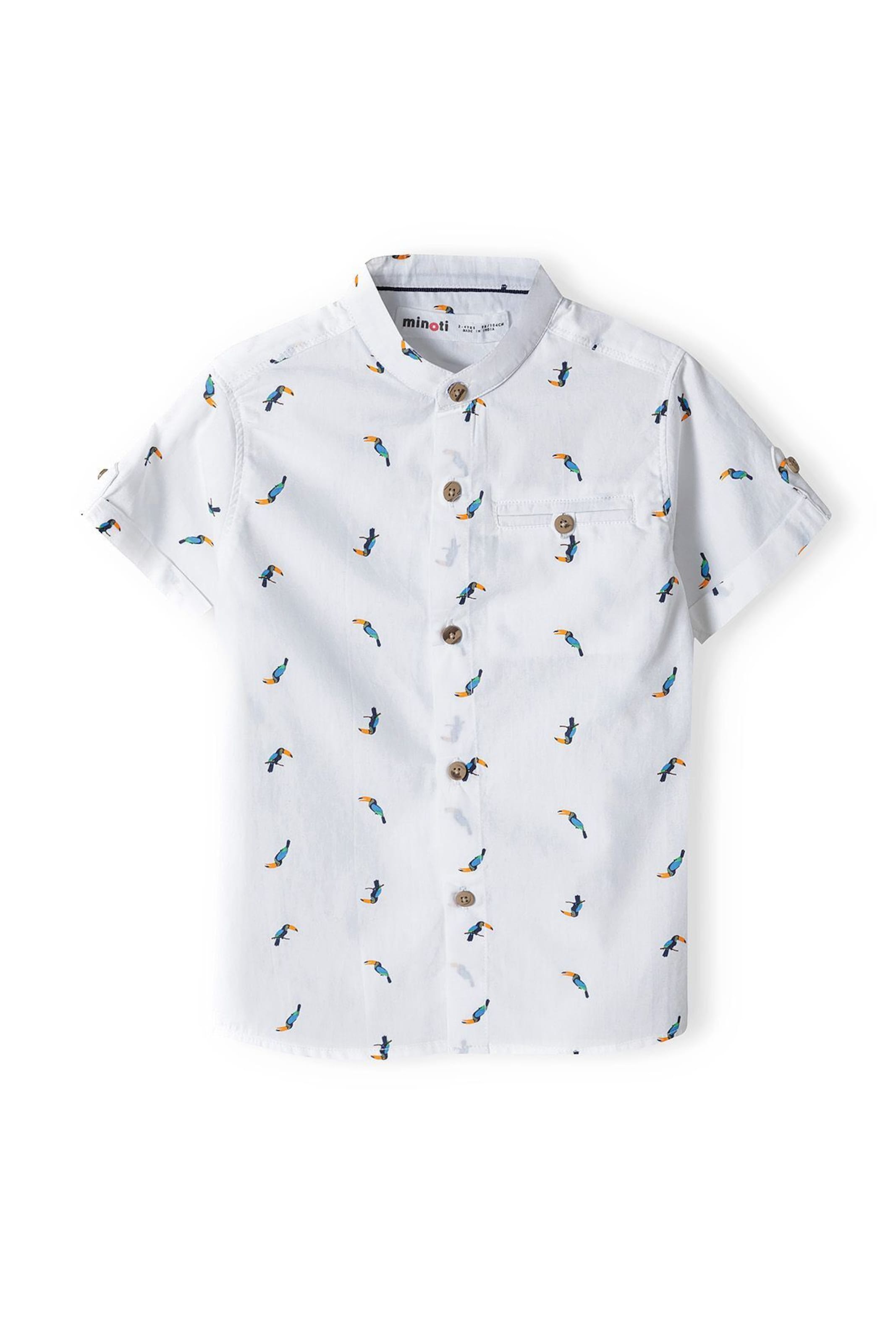 MINOTI Regular fit Риза в бяло: отпред