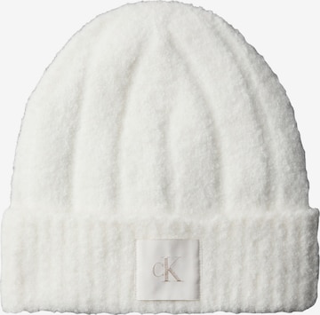 Calvin Klein Mütze in Weiß: Vorderseite