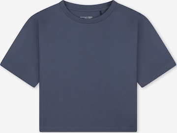 Chemise de nuit 'Mix & Relax' SCHIESSER en bleu : devant