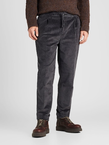 Regular Pantalon à pince TOPMAN en gris : devant