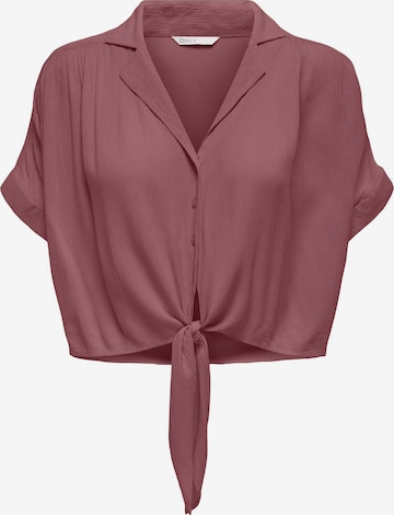 Camicia da donna 'PAULA' di ONLY in rosa: frontale