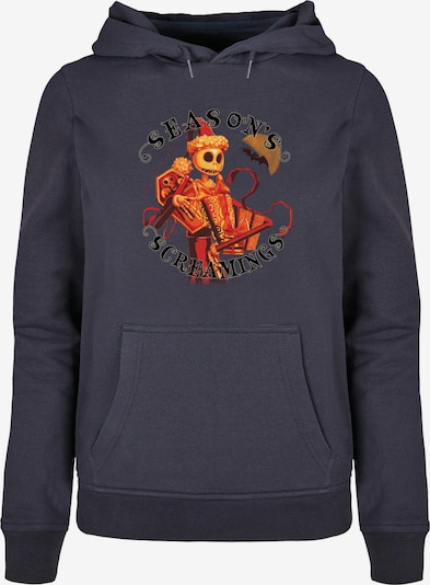 ABSOLUTE CULT Sweatshirt 'The Nightmare Before Christmas - Seasons Screamings' in navy / orange / rot / schwarz, Produktansicht