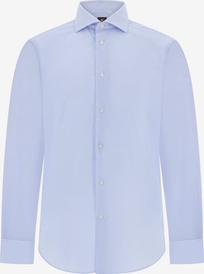 Dalykinio stiliaus marškiniai iš Boggi Milano, spalva – šviesiai mėlyna / balta, Prekių apžvalga