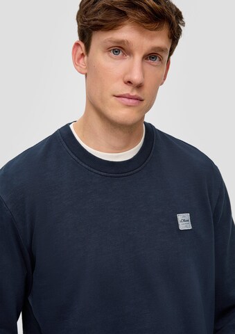 s.Oliver Sweatshirt in Blue