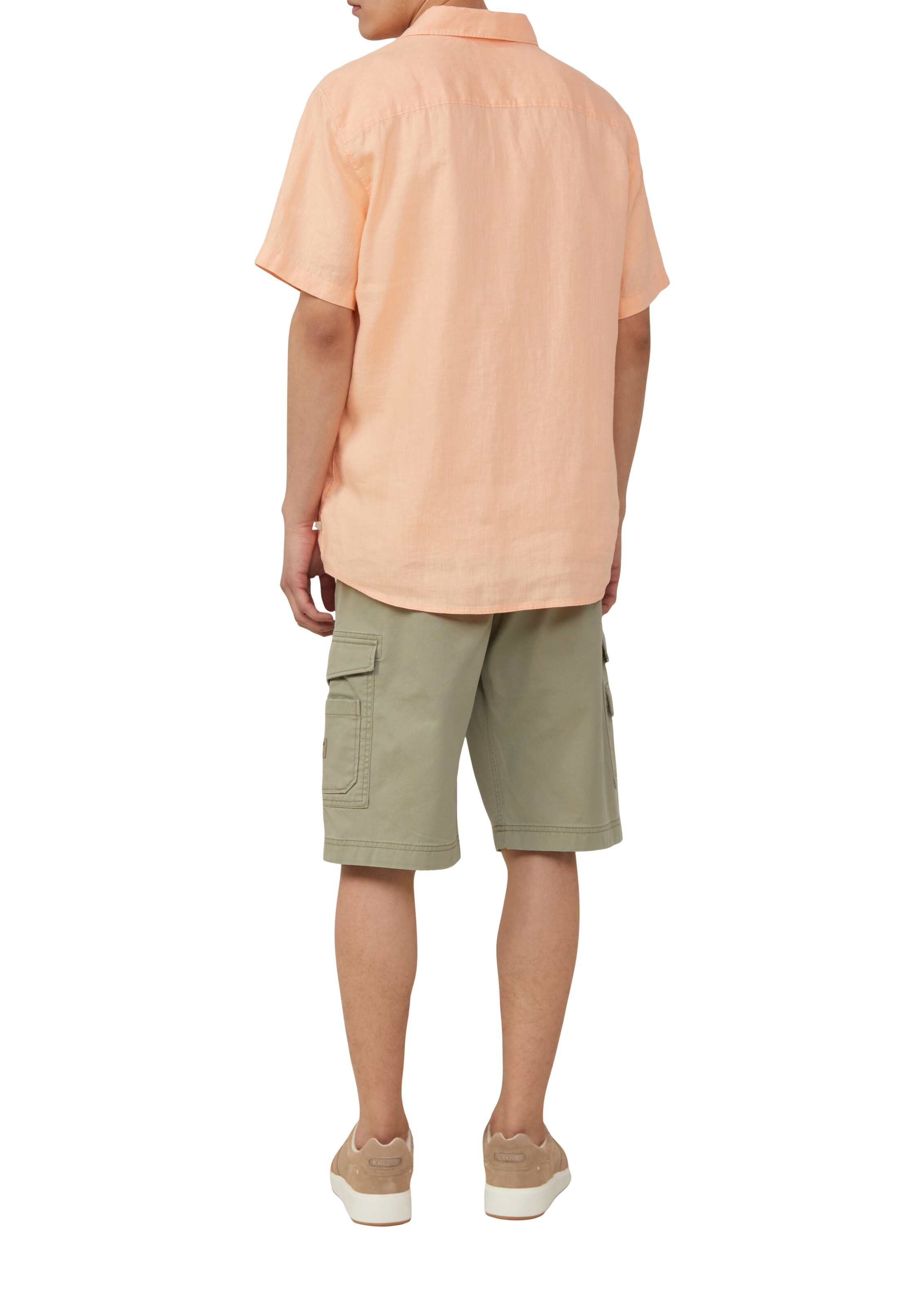 s.Oliver Comfort fit Button Up Shirt in Orange