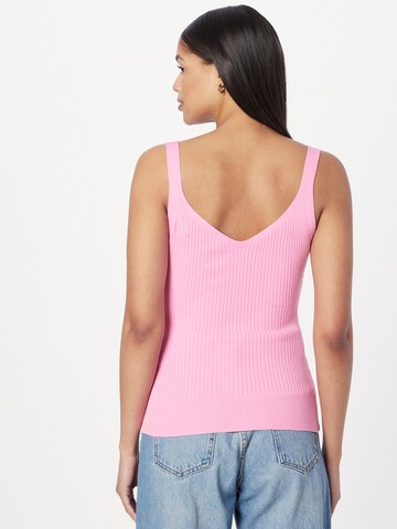 River Island - Top de malha em rosa