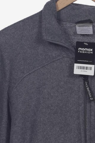 JACK WOLFSKIN Sweatshirt & Zip-Up Hoodie in M-L in Grey