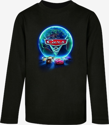 ABSOLUTE CULT Shirt 'Cars - Globe Movie Poster' in Black: front