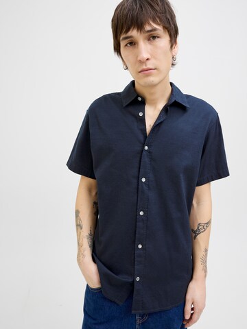 JACK & JONES Comfort Fit Hemd in Blau