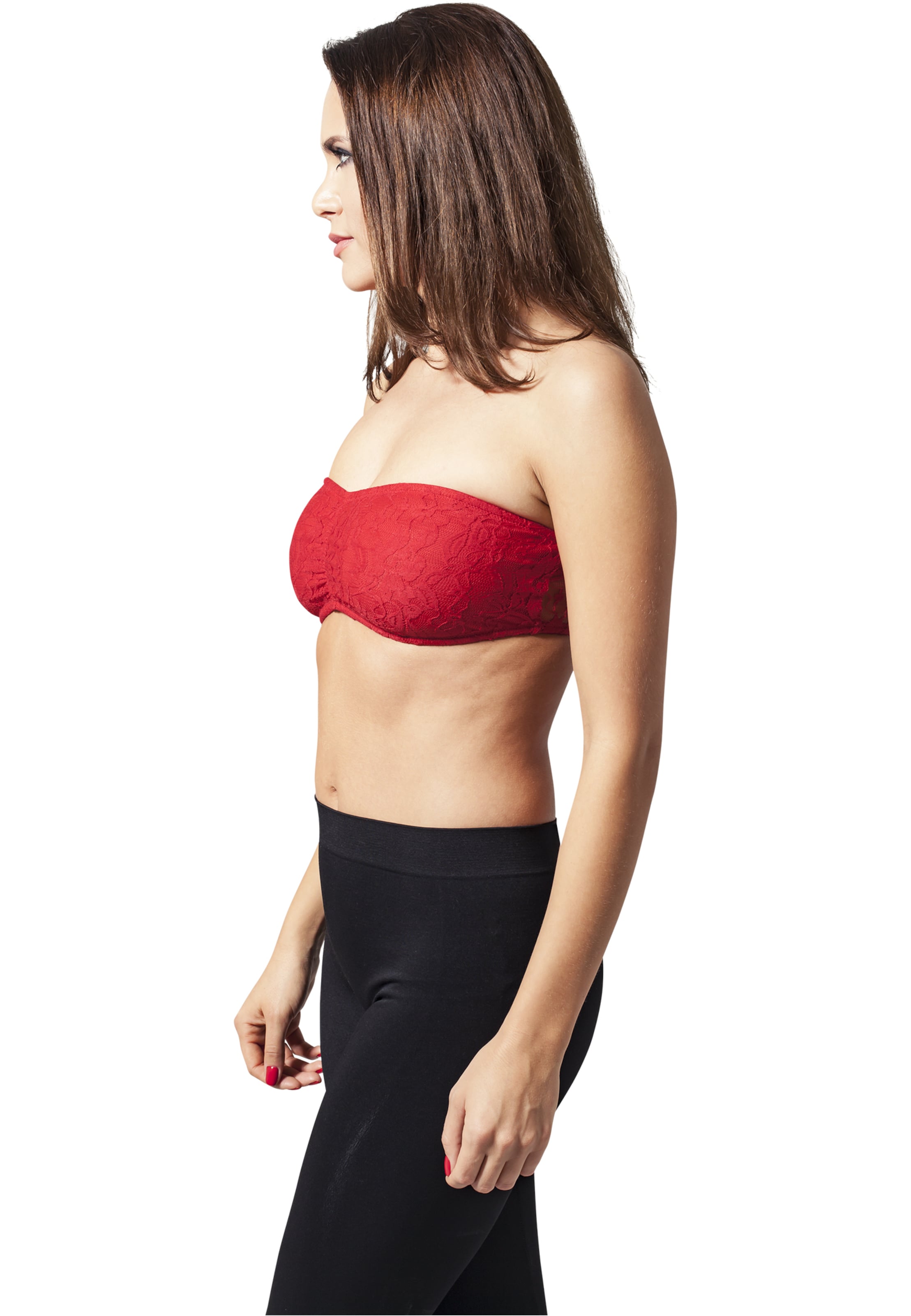 Urban Classics Бандо Бюстгальтер в Красный