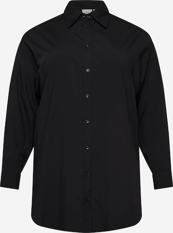 ONLY Carmakoma Blouse 'TIM' in Black: front