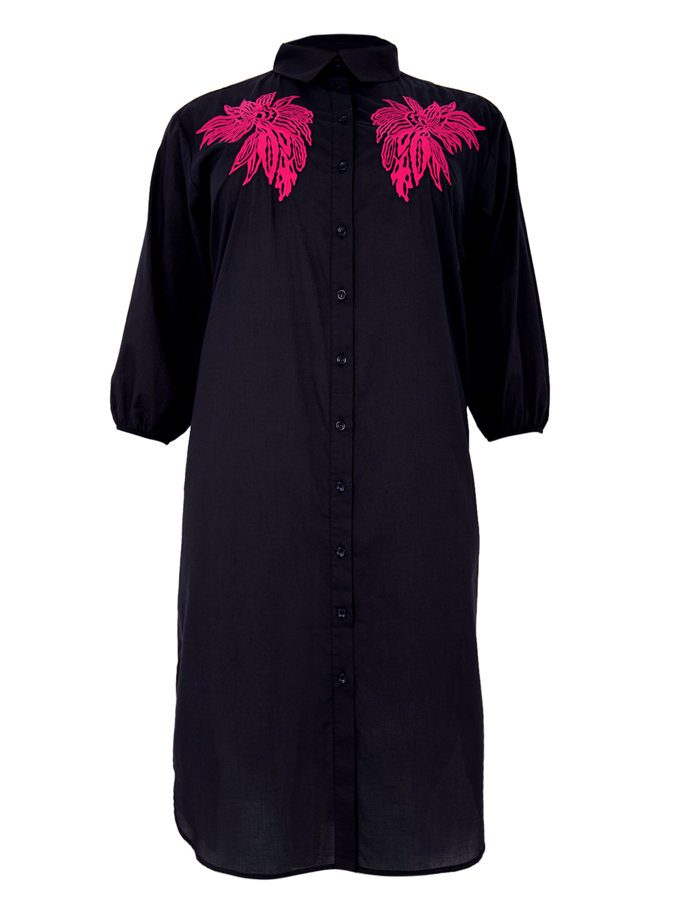 YOEK Blousejurk in Blauw: voorkant