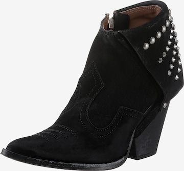 A.S.98 Ankle Boots in Black: front