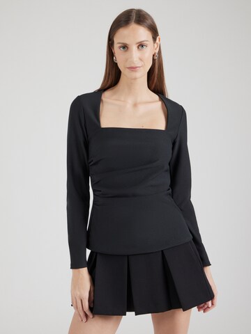 Abercrombie & Fitch - Camiseta en negro: frente