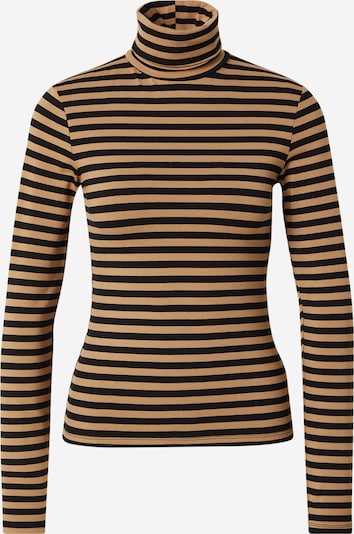 Tricou 'Raya' EDITED pe maro / negru, Vizualizare produs