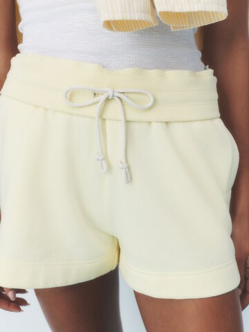 self. Regular Pants in Yellow
